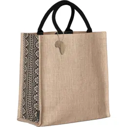Andy Cartwright Symmetry Jute Tote Unbranded